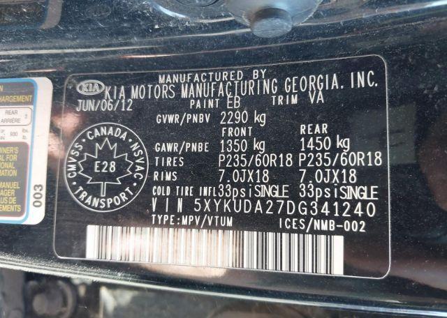 2013 KIA SORENTO EX