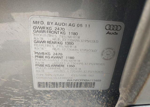 2011 AUDI Q5 PRESTIGE