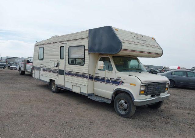 1990 FORD ECONOLINE E350 CUTAWAY VAN
