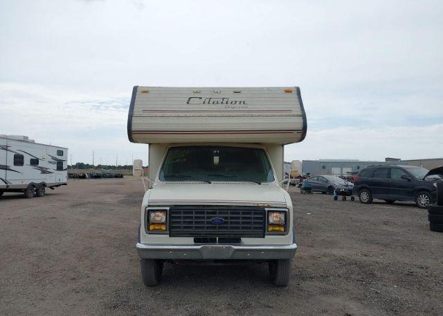 1990 FORD ECONOLINE E350 CUTAWAY VAN