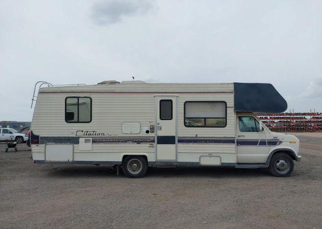 1990 FORD ECONOLINE E350 CUTAWAY VAN