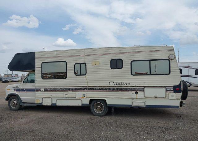 1990 FORD ECONOLINE E350 CUTAWAY VAN