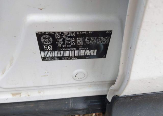 2013 TOYOTA RAV4 LIMITED