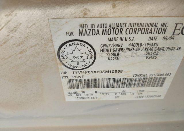 2009 MAZDA 6 I