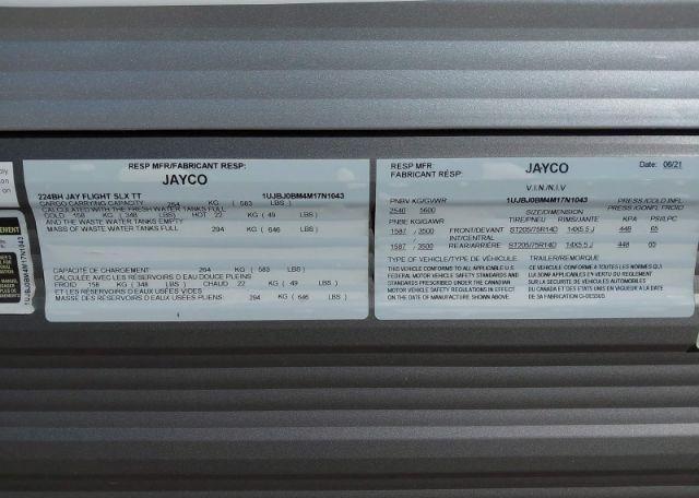 2021 JAYCO 224BH