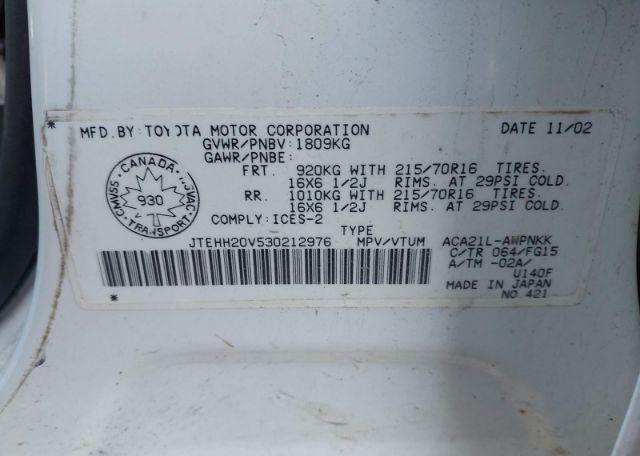 2003 TOYOTA RAV4