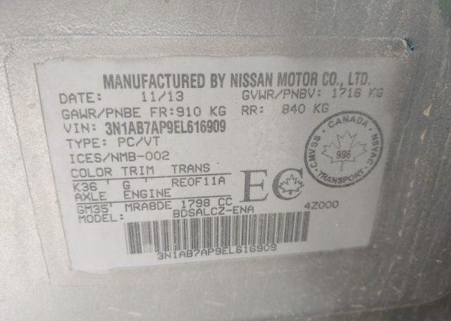 2014 NISSAN SENTRA S