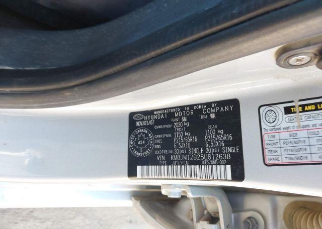 2008 HYUNDAI TUCSON GLS