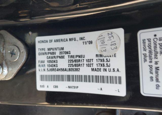 2010 HONDA CR-V EX