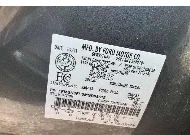 2021 FORD EXPLORER LIMITED