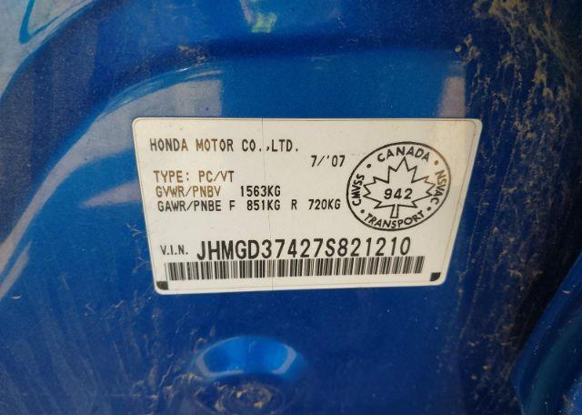 2007 HONDA FIT