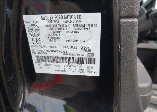 2009 FORD ESCAPE XLT