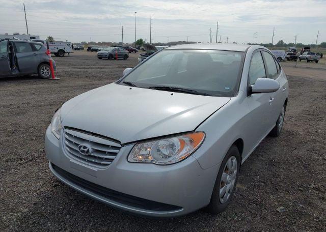 2010 HYUNDAI ELANTRA BLUE