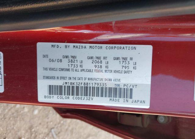 2008 MAZDA 3 I