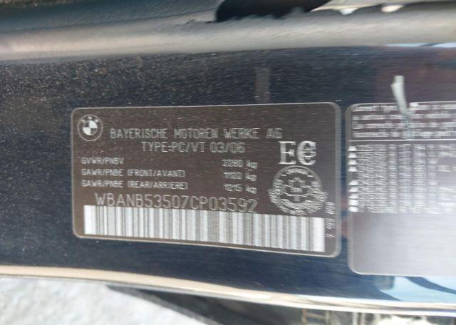 2007 BMW 550 I