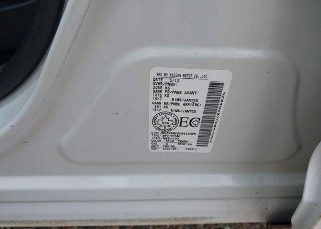 2012 NISSAN ROGUE S