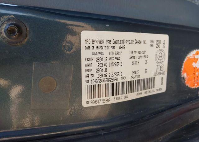 2006 DODGE GRAND CARAVAN SE