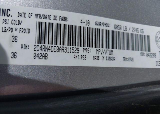 2010 DODGE GRAND CARAVAN SE
