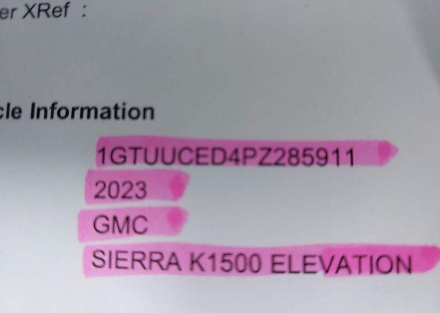 2023 GMC SIERRA K1500 ELEVATION