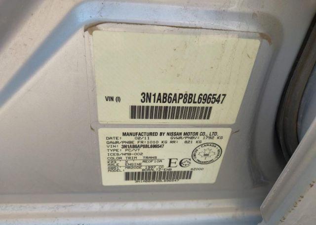 2011 NISSAN SENTRA 2.0