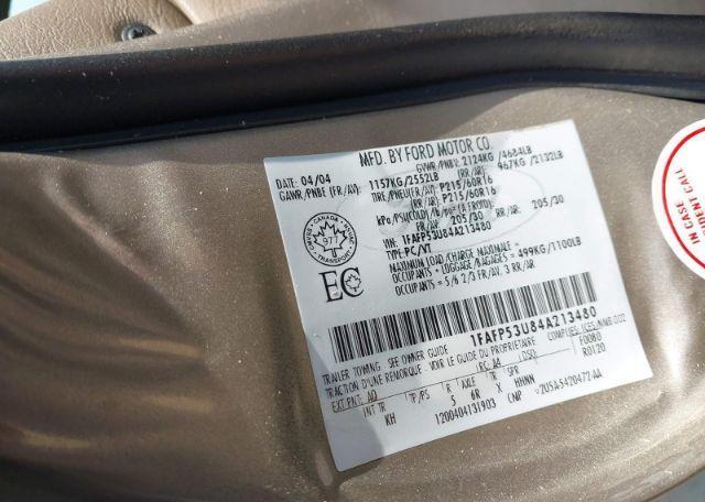 2004 FORD TAURUS SE