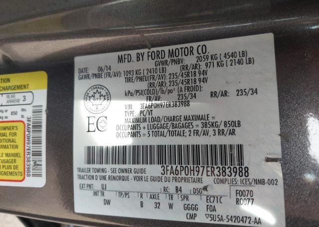 2014 FORD FUSION SE