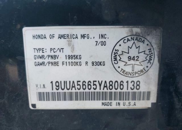 2000 ACURA TL