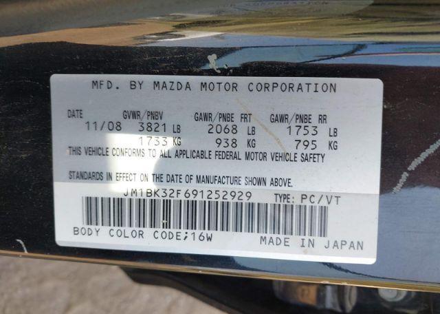 2009 MAZDA 3 I