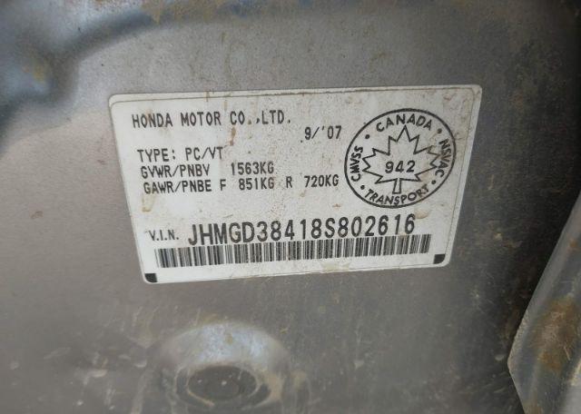 2008 HONDA FIT