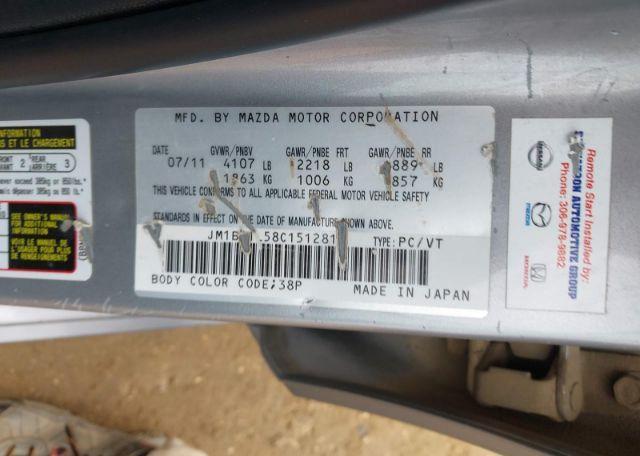 2012 MAZDA 3 S