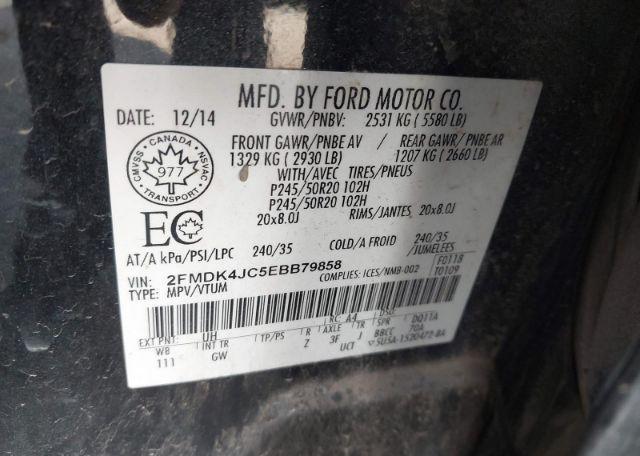 2014 FORD EDGE SEL