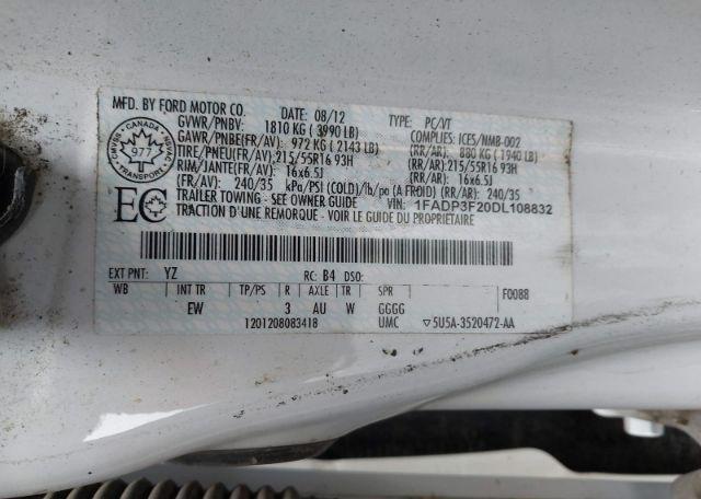 2013 FORD FOCUS SE