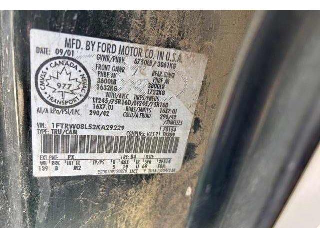 2002 FORD F150 SUPERCREW