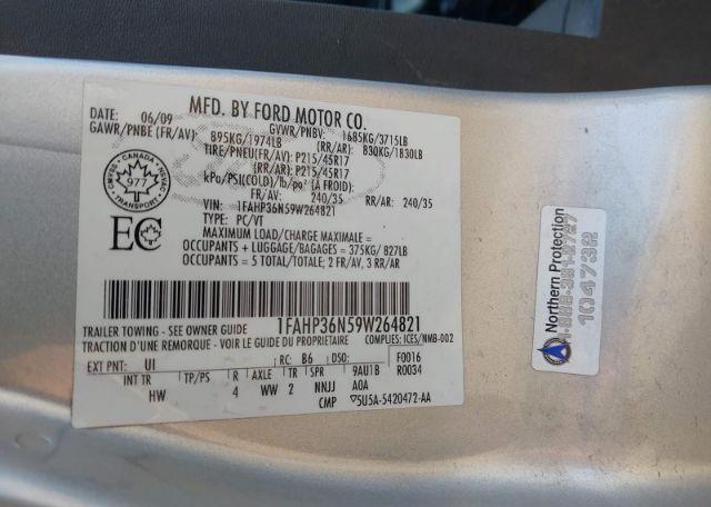 2009 FORD FOCUS SES