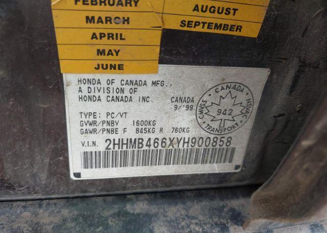 2000 ACURA 1.6EL SPORT