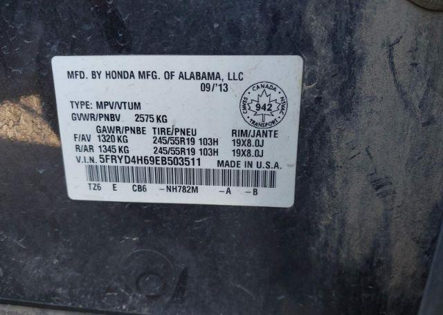 2014 ACURA MDX TECHNOLOGY