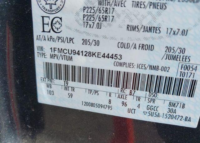2008 FORD ESCAPE LIMITED