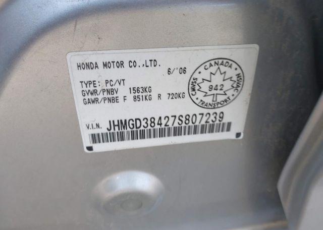 2007 HONDA FIT