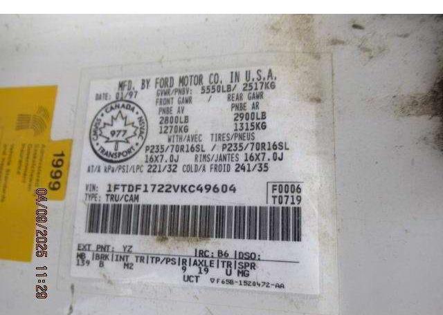 1997 FORD F150