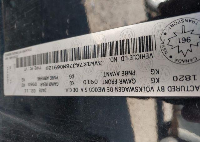 2011 VOLKSWAGEN JETTA S