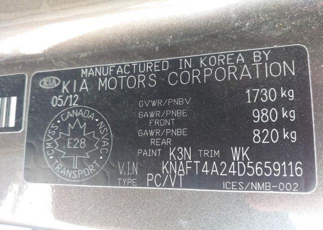 2013 KIA FORTE LX