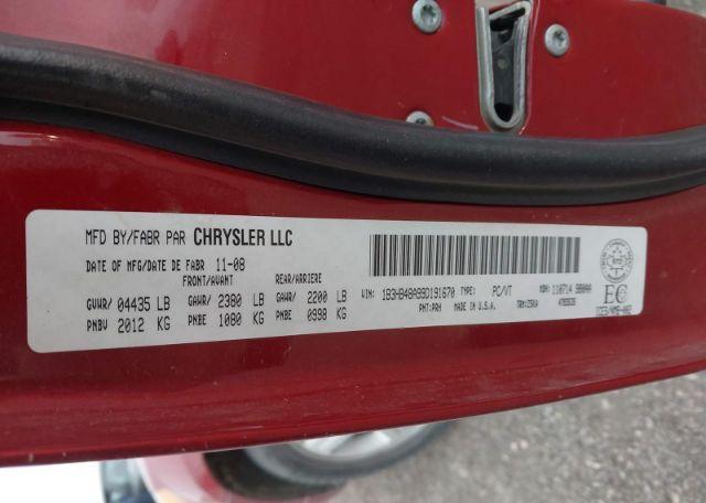 2009 DODGE CALIBER SXT