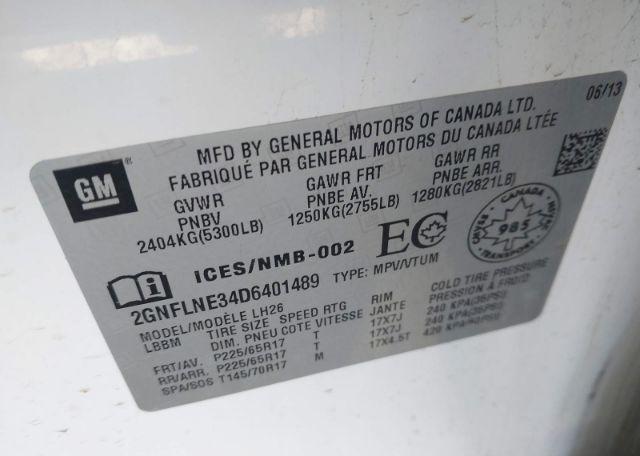 2013 CHEVROLET EQUINOX LT