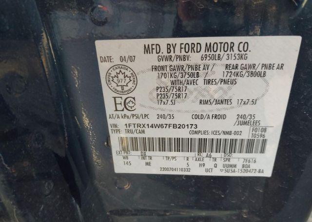 2007 FORD F150
