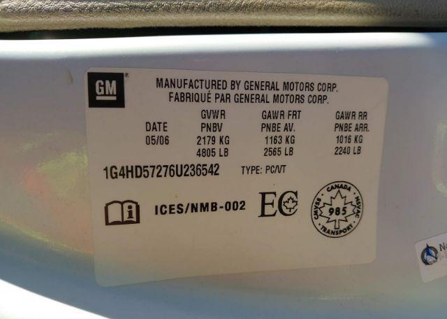 2006 BUICK LUCERNE CXL