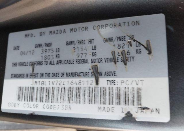 2012 MAZDA 3 I