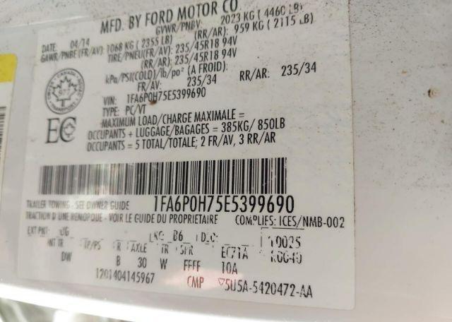2014 FORD FUSION SE
