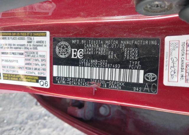 2005 TOYOTA COROLLA CE