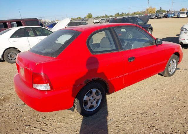 2001 HYUNDAI ACCENT GS