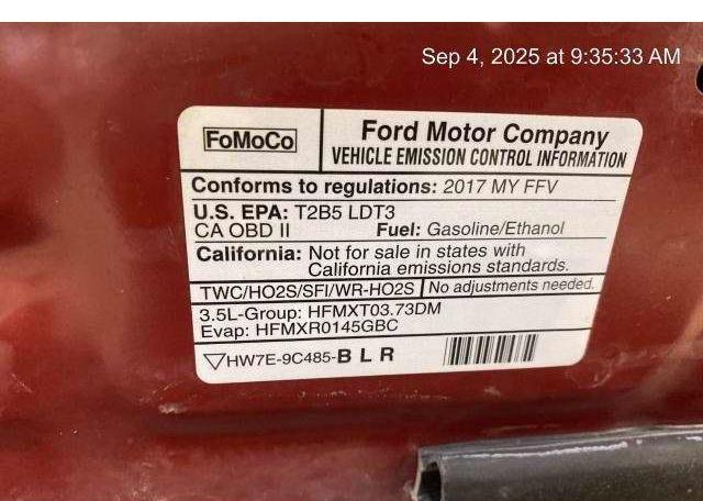 2017 FORD EXPLORER LIMITED